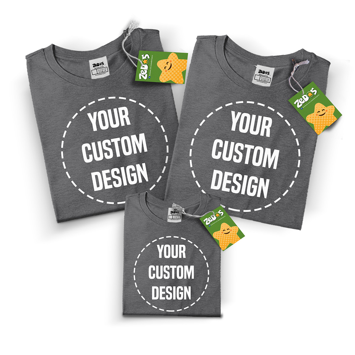 Set of 3 Stoned Gray